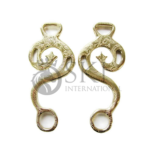 La mejor calidad de acero inoxidable Hackamore Shanks Venta al por mayor Venta caliente Equitación Bitless Western Bits OEM ODM Productos ecuestres - Product Image 1