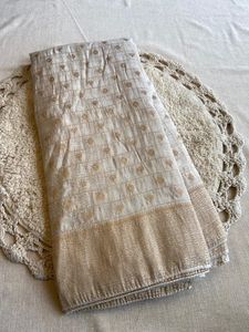 ผ้าไหมบด Banarasi Khzari Zari คอลเลกชันที่มีคุณภาพพรีเมี่ยม - Product Image 3