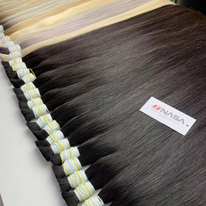 Prix de gros Extensions de cheveux en vrac Cheveux humains vierges vietnamiens Double noyade 100 grammes Couleurs claires 30 pouces - Product Image 1