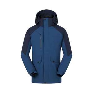 Chaquetas Softshell deportivas personalizadas para hombre, abrigos grises para acampar al aire libre, chaqueta térmica impermeable de carcasa suave con capucha - Product Image 1
