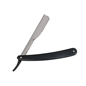 Rasoirs de rasage de barbier en acier inoxydable de haute qualité de sécurité design coulissant réutilisable pour les cheveux des hommes poignée en plastique du visage et du corps - Product Image 4