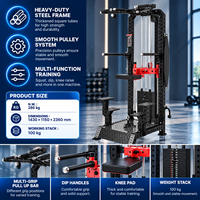 BN Wholesale Rhino Squat Trainer Squat Pull Up Dip Machine pour studio d'entraînement privé