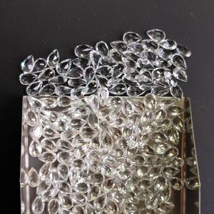 โทแพซสีขาวธรรมชาติ 5x3 มม. ทรงลูกแพร์ คุณภาพดีที่สุด ปรับขนาดแล้ว สำหรับทำเครื่องประดับดีไซเนอร์ - Product Image 3