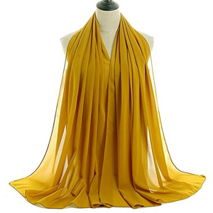 Ensemble de caftan islamique moderne et modeste ensemble de hijab brodé en georgette pour la fête quotidienne des femmes utilisation de la prière de l'Aïd musulman traditionnel - Product Image 3