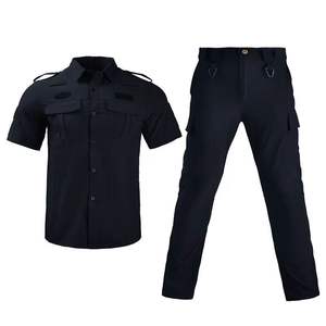 Personnalisé de haute qualité 100% polyester gris garde de sécurité uniforme unisexe à manches longues conception pour les hommes - Product Image 5