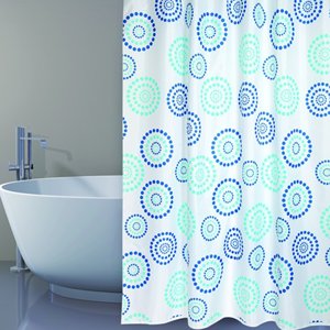 Tenda da Bagno in Poliestere. 180X200 CM BLU - Product Image 2