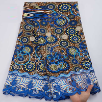 Tissu en dentelle suisse africaine personnalisé, tissu brodé Ankara pour robe de mariée, vente en gros, fabricant de textiles OEM ODM Hitjem