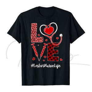 Camiseta de Hombre, Nuevo Estilo, Venta Caliente, Día de San Valentín, Cómoda, al por Mayor, Manga Corta, Poliéster/Algodón de Alta Calidad, Estampada - Product Image 4