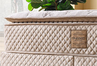 Lits en Bois de Style Moderne Tailles Personnalisées pour Hôtels, Chambres, Sommiers Rembourrés en Tissu, Tailles Simple, Double, King, Super King, Queen