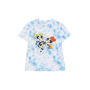 Camisetas de mujer de alta calidad Camiseta de algodón estampada a la venta Camiseta de manga corta con estampado personalizado y cuello redondo - Product Image 3