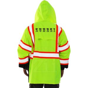 Sudadera de Alta Visibilidad ANSI Clase 1 EN ISO 20471 Clase 2 para Trabajo de Construcción, con Múltiples Bolsillos, Luces LED Intermitentes y Características de Seguridad Reflectantes, Gran Venta - Product Image 2