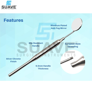 Instrumentos de mango de acero inoxidable, cuidado de los dientes bucales, herramienta de dentista de inspección amplificada de dientes por SUAVE SURGICAL INSTRUMENTS - Product Image 4
