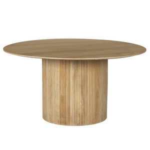 Estilo Retro de mediados de siglo campo moderno 6 asientos mesa de cena cocina madera redonda restaurante mesas de comedor - Product Image 2