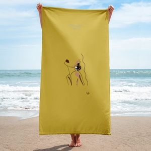 Telo Mare Moderno Personalizzato ad Asciugatura Rapida Anti-Sabbia con Logo Jacquard - Product Image 3