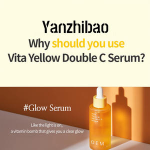 Sérum Double C avec 9 vitamines essentielles et acide hyaluronique de groseille indienne pour nourrir et raffermir la peau du visage - Product Image 3