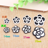 Mini 3D Rose Fleur Flatback Résine Cabochon Nail Art Manucure Décoration DIY Charmes Téléphone Cas