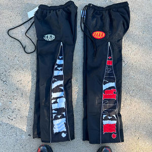 Pantalones de chándal para hombre con bolsillos con cremallera Diseño urbano funcional - Product Image 1