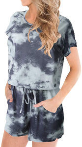 Ensemble de shorts d'été pour femmes Fabricants professionnels Meilleure pièce Ensemble de t-shirts et shorts surdimensionnés pour femmes en grande quantité - Product Image 6