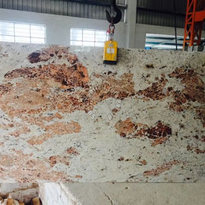 Polished Bahama Gold Granite Slab <b>Natural</b> <b>Stone</b> Tile and Granite in Yellow Big Slab Surface Finish - Product Image 1