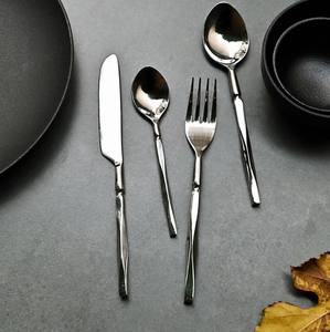 Ensemble de couverts en argenterie de qualité haut de gamme ensemble de 5 couverts de luxe en acier inoxydable pour banquet, fête, hôtel, restauration et restauration - Product Image 1