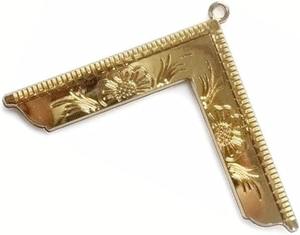 Joya de Collar Masónica Dorada de la Logia de Artesanía Dorada - Maestro Respetable. La calidad de la joya de collar masónica es inigualable. - Product Image 3