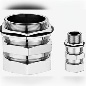 Presse-câble à double compression Ex d IIC de qualité supérieure, IP66, laiton M75, anti-flamme, zone dangereuse, série AEFP IIC - Product Image 6