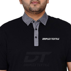 Nouveaux polos pour hommes de taille plus bas quantité minimale de commande des polos de taille personnalisée à prix bon marché - Product Image 2