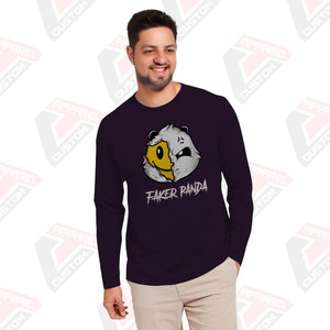 Camiseta de Jersey de algodón de manga larga para hombre Heritage, apliques cómodos de verano ecológicos disponibles, estilos de pana de mezclilla Batik - Product Image 1