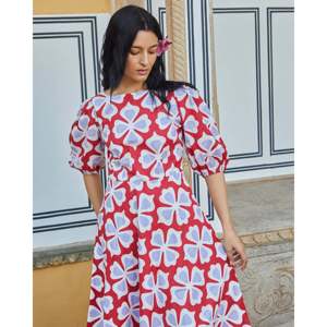 Vestido Casual Boho Sanganer ODM, Talla Única XS, Viscosa Surtida Transpirable, Cintura Imperio, Diseño Liso, Largo hasta el Suelo, Ideal para Fiestas y Uso Diario - Product Image 3