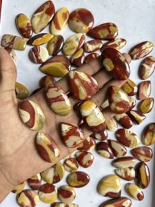 Piedra preciosa suelta de forma mixta de cabujón de jaspe Mookite Natural de alta calidad para la fabricación de joyas - Product Image 3