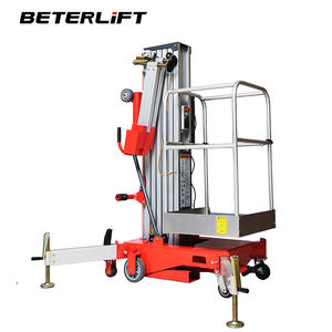 Elevador Eléctrico de Mástil Único de Aluminio <span class=keywords><strong>para</strong></span> Mantenimiento de Instalaciones, <span class=keywords><strong>Alquiler</strong></span> <span class=keywords><strong>para</strong></span> Contratistas de Construcción, Mástil Vertical - Product Image 4