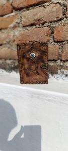 Diario in pelle goffrato <span class=keywords><strong>Hocus</strong></span> <span class=keywords><strong>Pocus</strong></span> su misura in stile classico fatto a mano in stile antico con oggetti in pelle agata - Product Image 4