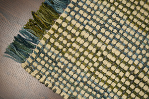 Fusion Artisanal Wool <b>Boho</b> <b>Rug</b> Modern Handmade Geometric Woollen <b>Rug</b> Plush Pile Height Washable for Home Use Bulk Supply - Product Image 5