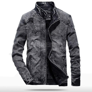 2025 Nuevo diseño de moda Chaqueta de mezclilla de alta calidad para hombres Precio al por mayor Chaquetas de mezclilla para hombres hechas a medida - Product Image 6