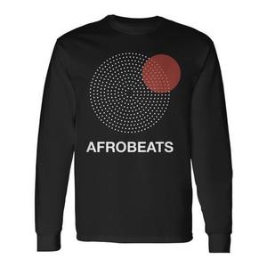 T-shirt a maniche lunghe Retro Minimal Afrobeats Jazz Tee - Product Image 2