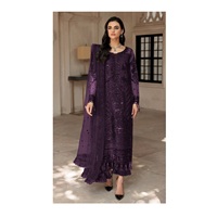 Faux Georgette lourde avec séquence de broderie Costume pakistanais pour exportateur et fournisseur mondial