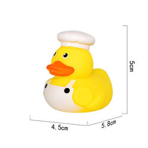 कस्टम रचनात्मक उपहार, बच्चे के स्नान के समय मज़ा और पानी के खेल के लिए रबर बतख खिलौना - Product Image 6