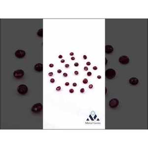 Rubis naturels de Birmanie non traités, calibrés, 3 mm, ronds, facettés, taille marquise, pierres précieuses en vrac, couleur rouge, pour accessoires de bijouterie - Product Image 3