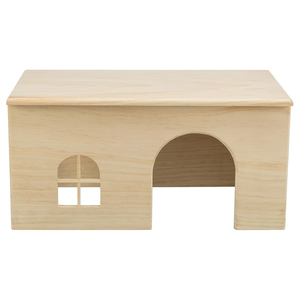 Casa de madera, hámster, conejos Dé a las mascotas pequeñas un hogar acogedor con nuestra amigable casa de madera diseñada para hámsteres, conejos de AYAANS - Product Image 1