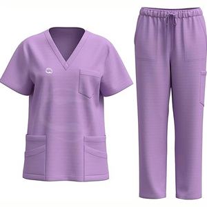 Scrubs médicaux écologiques | Uniformes de soins infirmiers durables | Vêtements hospitaliers en coton respirant - Product Image 1