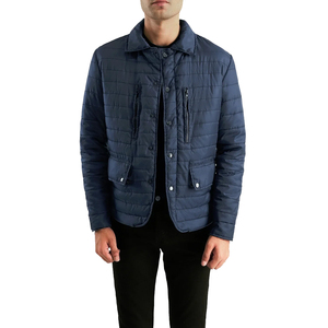 Chaqueta de Invierno Acolchada con Capucha para Hombre, de Alta Calidad OEM, Impermeable, Transpirable, Cálida, para Exteriores, con Cierre y Logotipo Personalizado, Tallas Grandes - Product Image 1