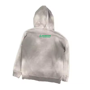 Sweat-shirts à capuche unisexes en molleton français respirant et à séchage rapide, personnalisés ODM de haute qualité, avec fermeture éclair, pour l'hiver, style streetwear, logo brodé - Product Image 3