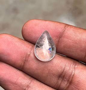 Topacio azul Piedra preciosa de corte de pera natural para la fabricación de joyas India - Product Image 3