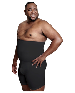 Tummy Control Shapewear Compression Shorts - Waist Compression for Men, High Waist Mens Tummy Shaper <b>Underwear</b> - Product Image 1