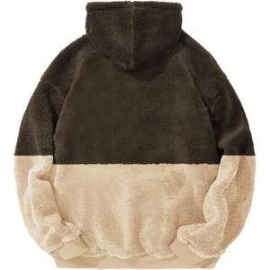 Sweat à capuche unisexe lourd sérigraphié avec logo Vêtements de sport d'hiver Pull-over col à capuche pour hommes - Product Image 2