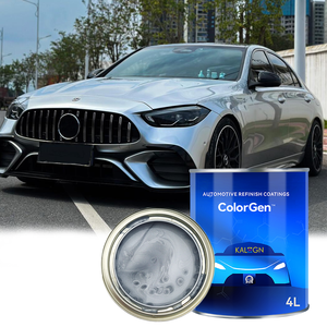Kit de galón acrílico plateado de alto brillo, <span class=keywords><strong>pintura</strong></span> para reacabado de automóviles, <span class=keywords><strong>pintura</strong></span> para automóviles, capa base 1K, <span class=keywords><strong>pintura</strong></span> automotriz metálica <span class=keywords><strong>gris</strong></span> plateada - Product Image 1