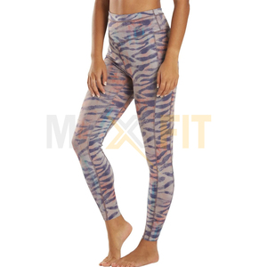 Leggings de fitness pour femmes personnalisés de qualité supérieure 2023 Design taille haute avec logo sublimé Produit portable - Product Image 6