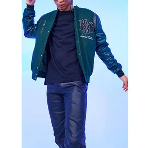 Veste universitaire d'hiver pour homme sur mesure, très vendue, avec col montant - Écologique et imperméable, prix direct usine - Product Image 1