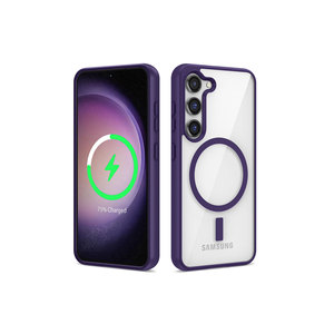 Coque en silicone compatible MagSafe, nouvelle conception Netzy pour Samsung Galaxy S23 Plus, compatible avec la charge sans fil. - Product Image 1