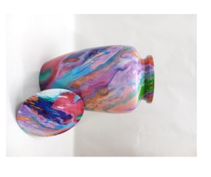 โกศโลหะเผาสำหรับมนุษย์ขี้เถ้ากระดูกแบบยุโรปขนาดใหญ่ออกแบบได้ตามต้องการ - Product Image 4